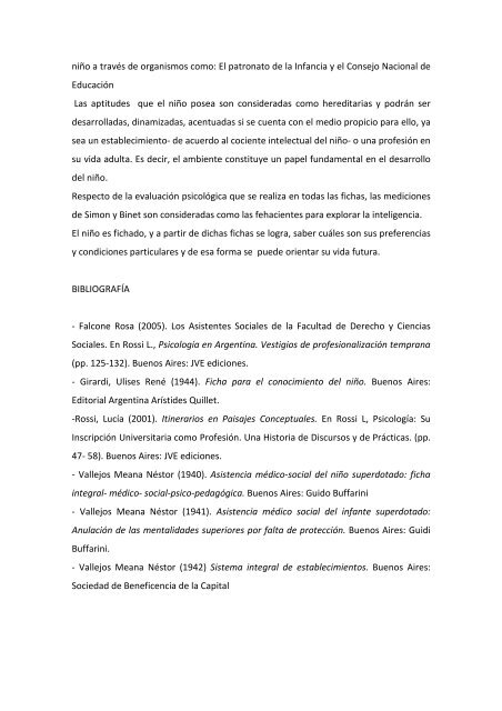 Revista de Historia de la Psicología en Argentina - Universidad de ...