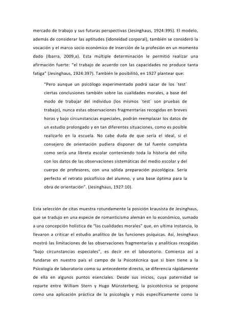 Revista de Historia de la Psicología en Argentina - Universidad de ...