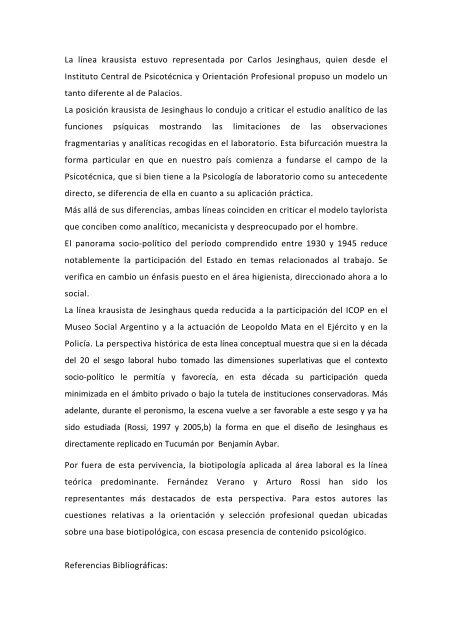 Revista de Historia de la Psicología en Argentina - Universidad de ...