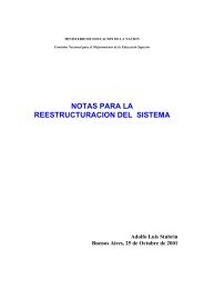 Notas para la comisión de mejoramiento - Coneau