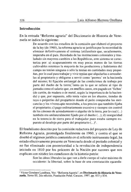 El régimen jurídico de las tierras con vocación agraria en ... - Ulpiano