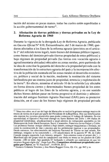 El régimen jurídico de las tierras con vocación agraria en ... - Ulpiano