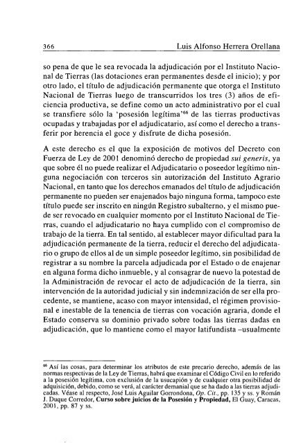 El régimen jurídico de las tierras con vocación agraria en ... - Ulpiano