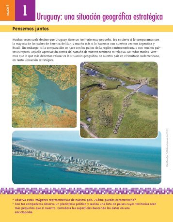 Uruguay: una situación geográfica estratégica - Ediciones Santillana