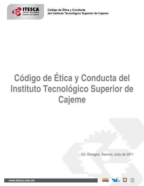Código de Ética y Conducta - Instituto Tecnológico Superior de ...