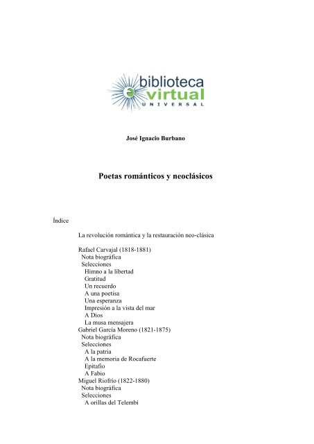 descargar libro - Biblioteca Virtual Universal