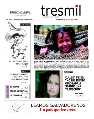 Un país que lee crece LEAMOS SALVADOREÑOS - Diario Colatino