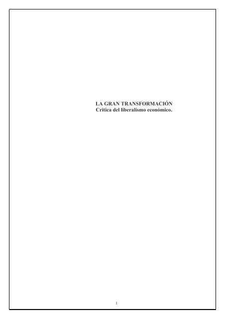 La Gran Transformacion – Karl Polanyi.pdf