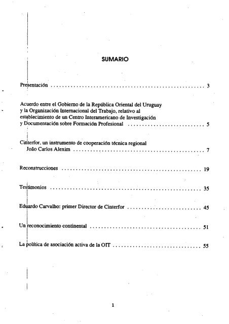 1963-1993: 30 años de Cinterfor - OIT/Cinterfor