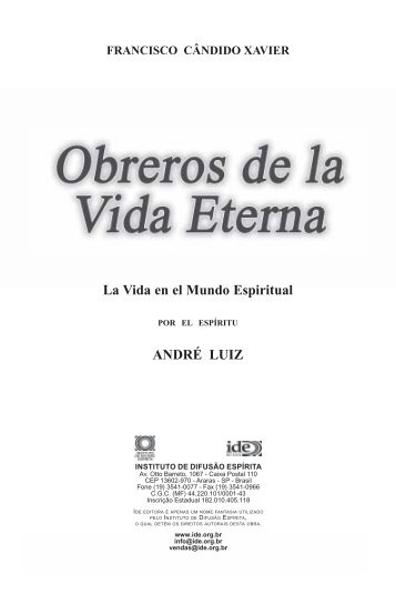 Obreros de la vida eterna - Luz Espiritual