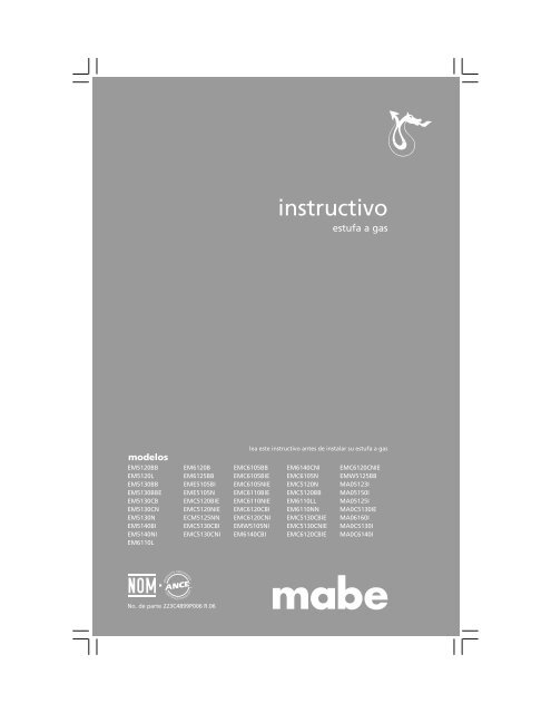 instructivo - Mabe