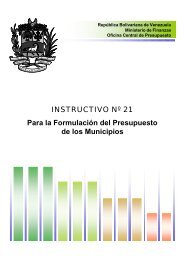 Instructivo Nº 21 - Oficina Central de Presupuesto