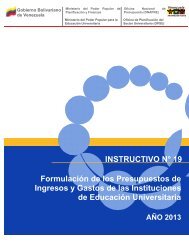 Instructivo N° 19 - Oficina Central de Presupuesto