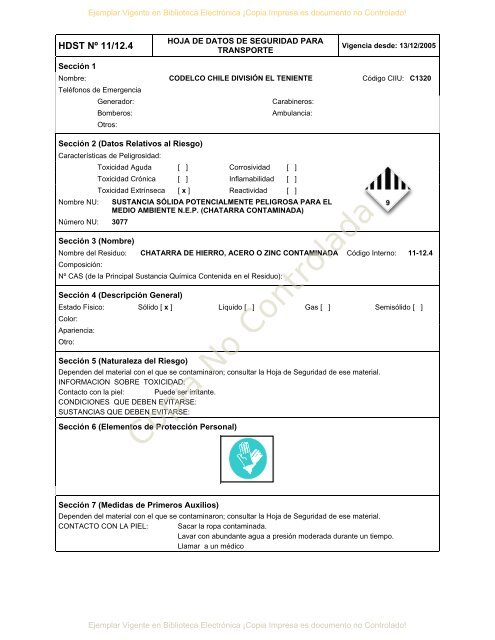 Anexo 5 Instructivos y Protocolos DET - SEA - Servicio de ...