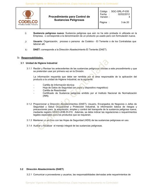 Anexo 5 Instructivos y Protocolos DET - SEA - Servicio de ...