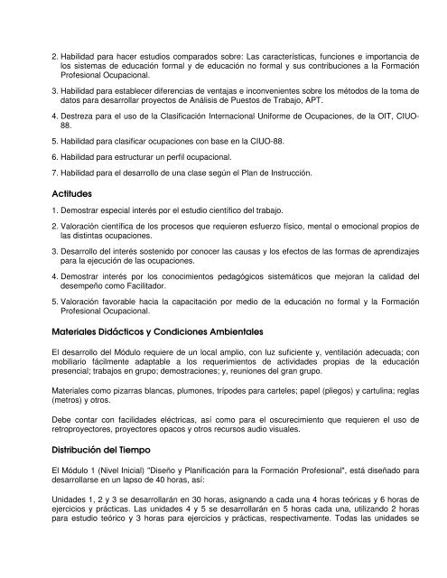 MANUAL DEL INSTRUCTOR/PARTICIPANTE - INSAFORP