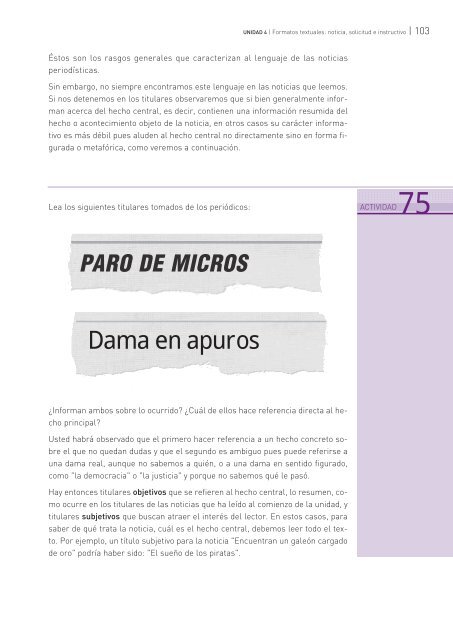 Narración, descripción e instructivos - Educ.ar