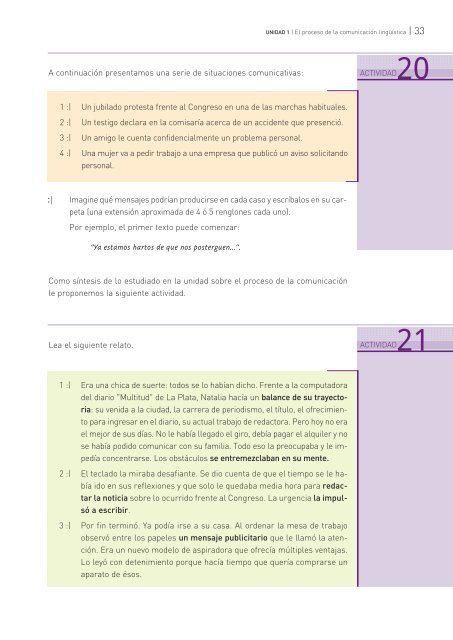 Narración, descripción e instructivos - Educ.ar