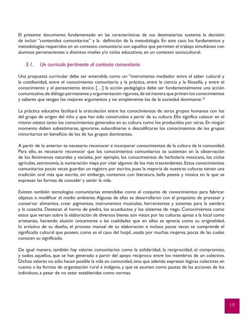 Educación Preescolar Comunitaria - conafe.edu.mx