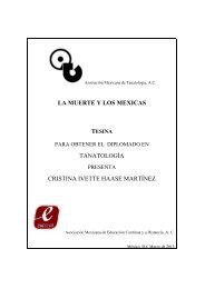 103. La muerte y los mexicas. - Asociación Mexicana de ...