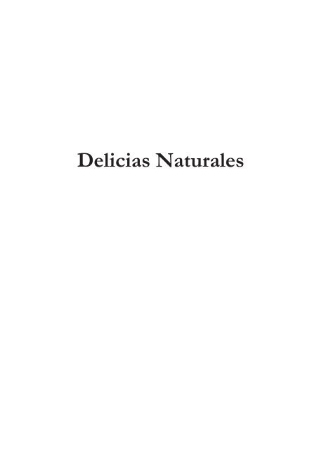 Delicias Naturales.pdf - Prema Mandal Yoga