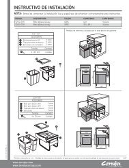 INSTRUCTIVO DE INSTALACIÓN - Cerrajes