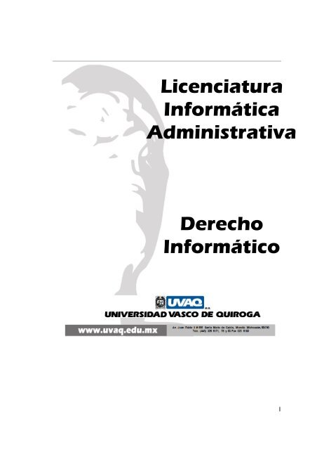 LIA Derecho Informático - bibliotecas morelos