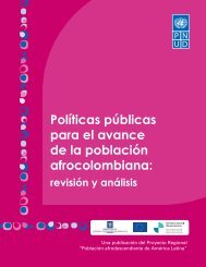 Políticas públicas para el avance de la población afrocolombiana: