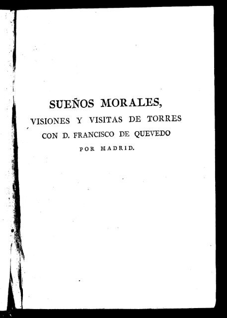 SUEÑOS MORALES,