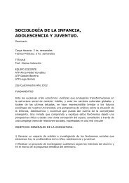 Sociología de la infancia, adolescencia y juventud - Voloschin