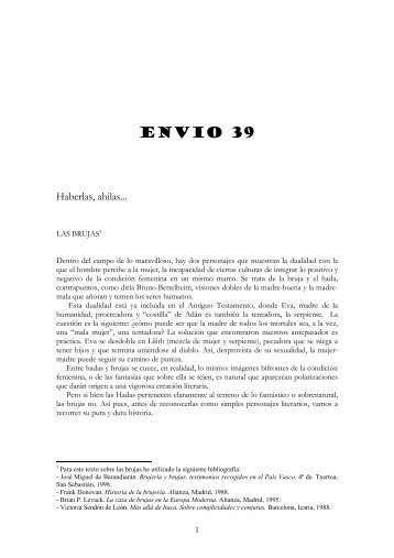 ENVIO 39 - Escritura Creativa · Clara Obligado