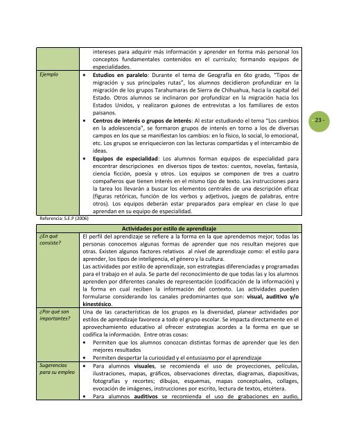 Enriquecimiento Aulico - Gobierno del Estado de Chihuahua