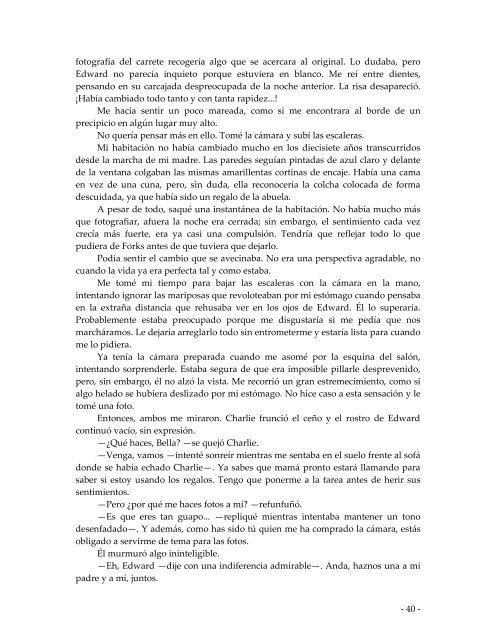 Leer online el libro de luna nueva - Edward y Bella