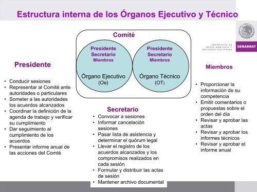 Instalación del Comité. Mtra. Daniela Pedroza Páez - Semarnat