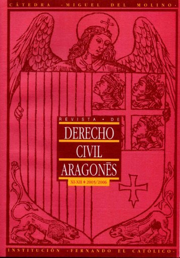 Revista de Derecho Civil Aragonés - Institución Fernando el ...