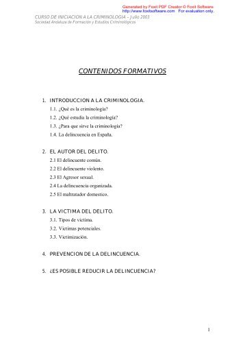 CONTENIDOS FORMATIVOS - Justicia Forense