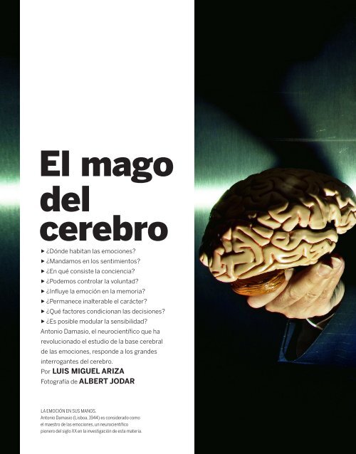 Análisis del cerebro: entrevista a Damasio - La lechuza de Minerva