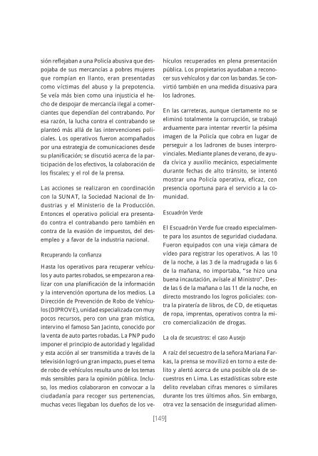 MANEJO Y GESTION DE LA SEGURIDAD - Seguridad Ciudadana