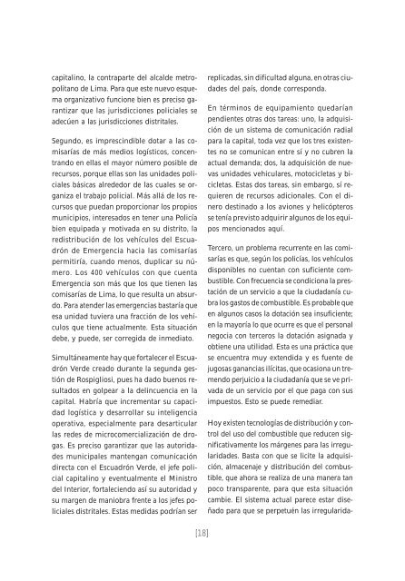 MANEJO Y GESTION DE LA SEGURIDAD - Seguridad Ciudadana