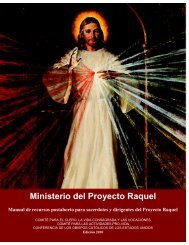 Ministerio del Proyecto Raquel Manual de recursos ... - Project Rachel