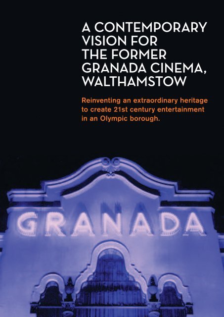 Walthamstow cinema vision v18 120912