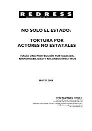 no solo el estado: tortura por actores no estatales - Redress