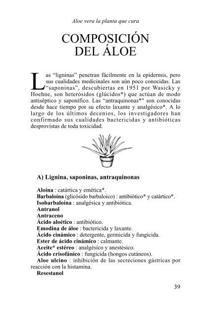 Aloe vera la planta que cura - Aloe info