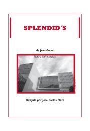 SPLENDID´S - Centro Dramático Nacional