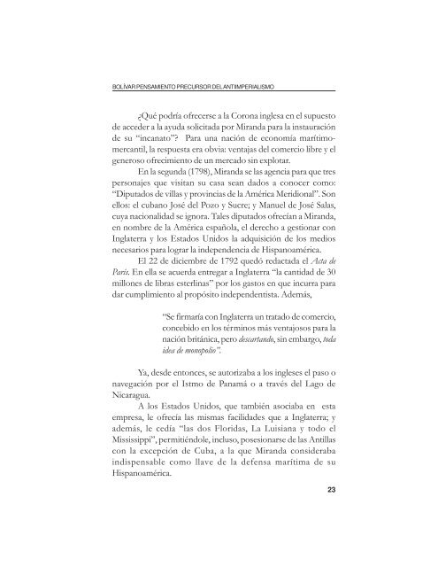 Bolívar - Ministerio del Poder Popular del Despacho de la Presidencia