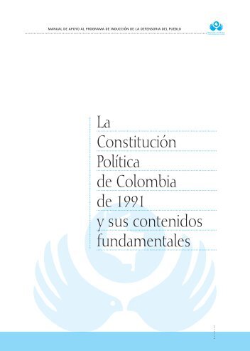 Constitución final.indd - Defensoría del Pueblo