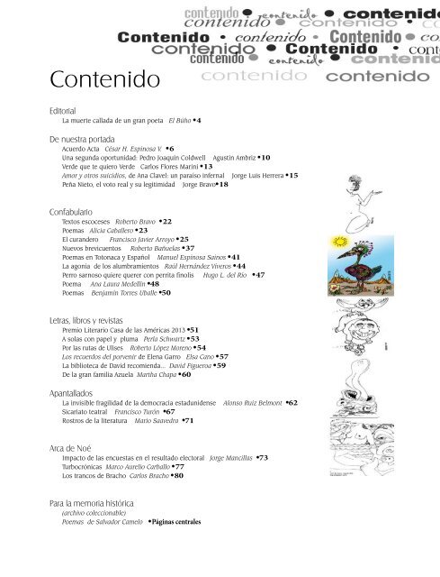 revista completa en pdf - Revista EL BUHO