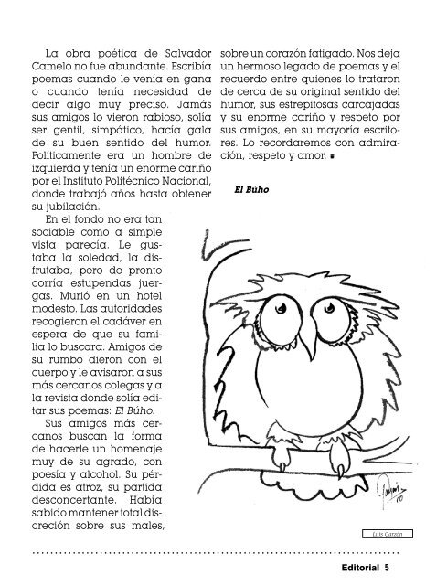 revista completa en pdf - Revista EL BUHO