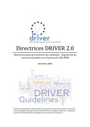 Directrices DRIVER 2.0