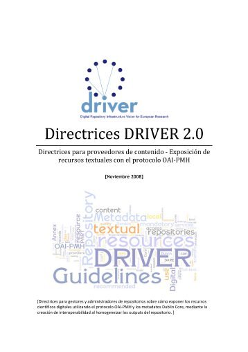 Directrices DRIVER 2.0